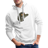 Gator Mullet Premium Hoodie - white