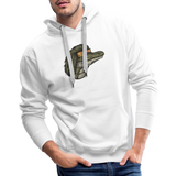 Gator Mullet Premium Hoodie - white