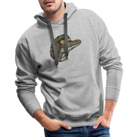 Gator Mullet Premium Hoodie - heather grey