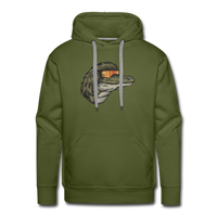 Gator Mullet Premium Hoodie - olive green