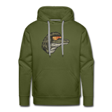 Gator Mullet Premium Hoodie - olive green