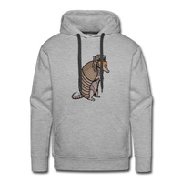 Armadillo Mullet Premium Hoodie - heather grey