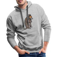 Armadillo Mullet Premium Hoodie - heather grey