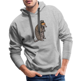 Armadillo Mullet Premium Hoodie - heather grey