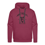 The Original Deer Mullet Motto Premium Hoodie - burgundy