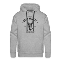 The Original Deer Mullet Motto Premium Hoodie - heather grey