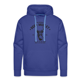 The Original Deer Mullet Motto Premium Hoodie - royal blue