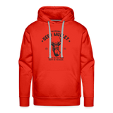 The Original Deer Mullet Motto Premium Hoodie - red